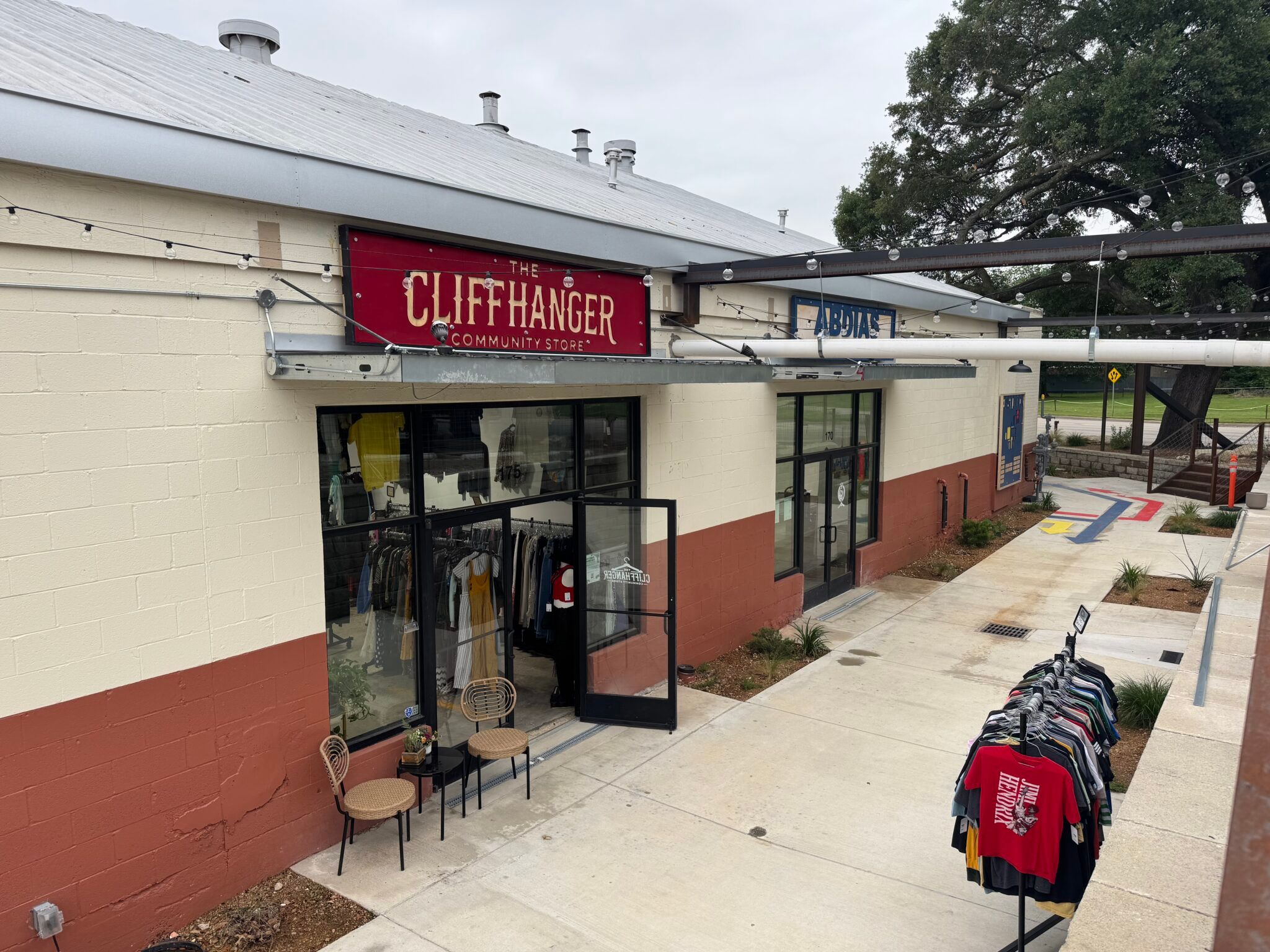 The exterior of Cliffhanger Community Store on 900 E. Clarendon Drive, Suite 175